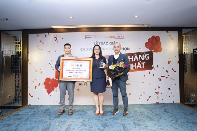 Đồng phục Ngân hàng Năng động nhất: Ngân hàng TMCP Hà Nội - Sài Gòn