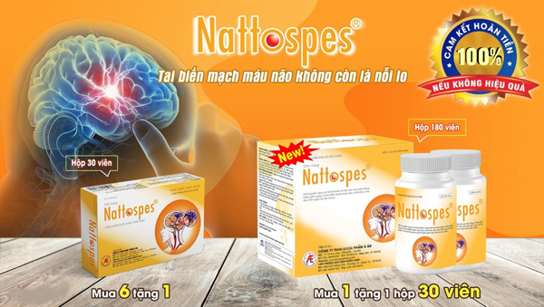 Nattospes giúp cải thiện di chứng của tắc mạch máu não