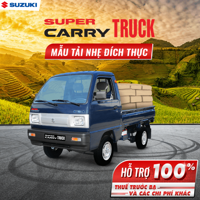 Hưởng trọn ưu đãi khi mua xe thương mại Suzuki trong tháng 10 - 1