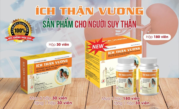 Thực phẩm bảo vệ sức khỏe Ích Thận Vương có nhiều dạng đóng gói giúp tiết kiệm chi phí cho người suy thận