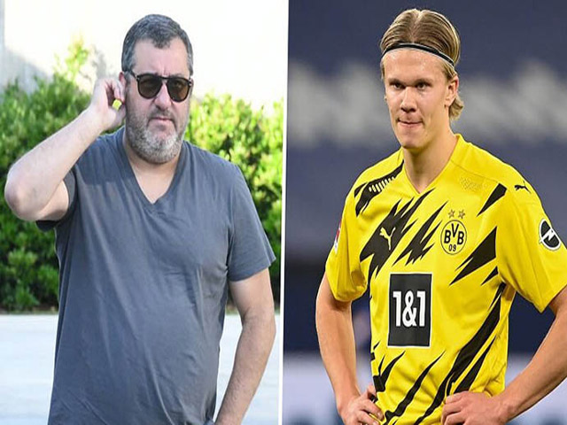 Bóng đá - "Siêu cò" Raiola tung hỏa mù về Haaland, sếp lớn Dortmund phản ứng cực gắt