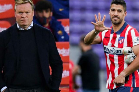 Barcelona đấu Atletico Madrid: Suarez "đá xoáy" Koeman, trọng tài bất ngờ gặp sự cố