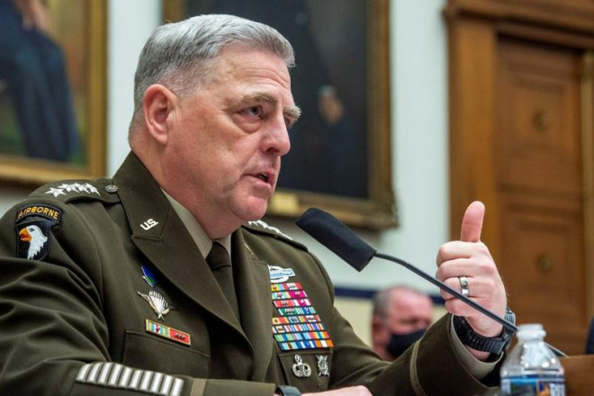 Tướng Mark Milley - Chủ tịch Hội đồng Tham mưu trưởng Liên quân Mỹ. Ảnh: REUTERS