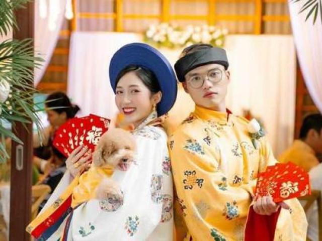 Bạn trẻ - Cuộc sống - Cặp đôi lựa chọn Việt phục trong lễ cưới của mình