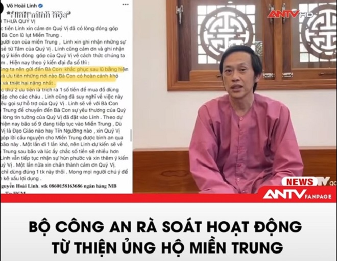 Truyền hình CAND nhắc đến Hoài Linh cùng một người khi công an rà soát tiền từ thiện - 3