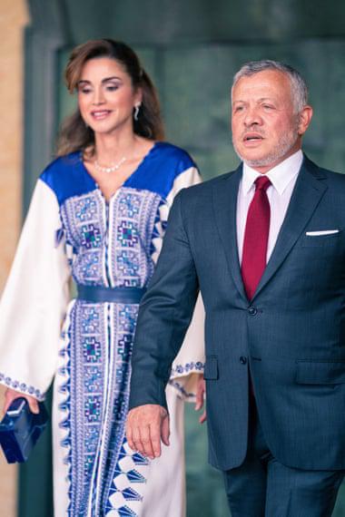 Vua Abdullah II và Hoàng hậu Rania.