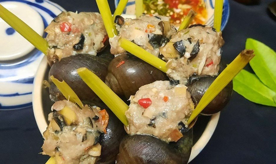 Cách làm ốc bươu nhồi thịt càng ăn càng nghiền - 1