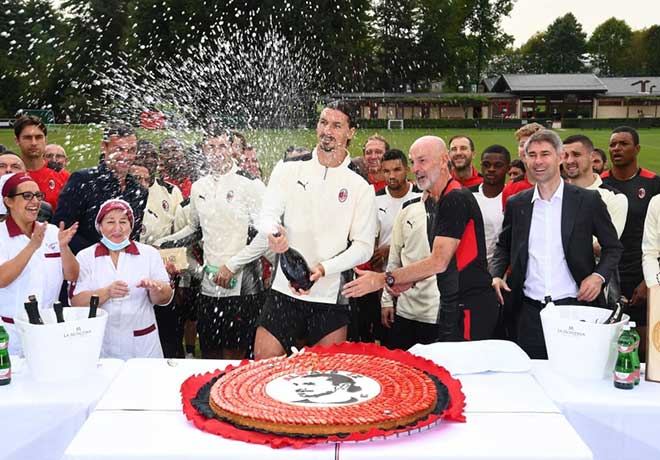 AC Milan tổ chức sinh nhật cho Ibra