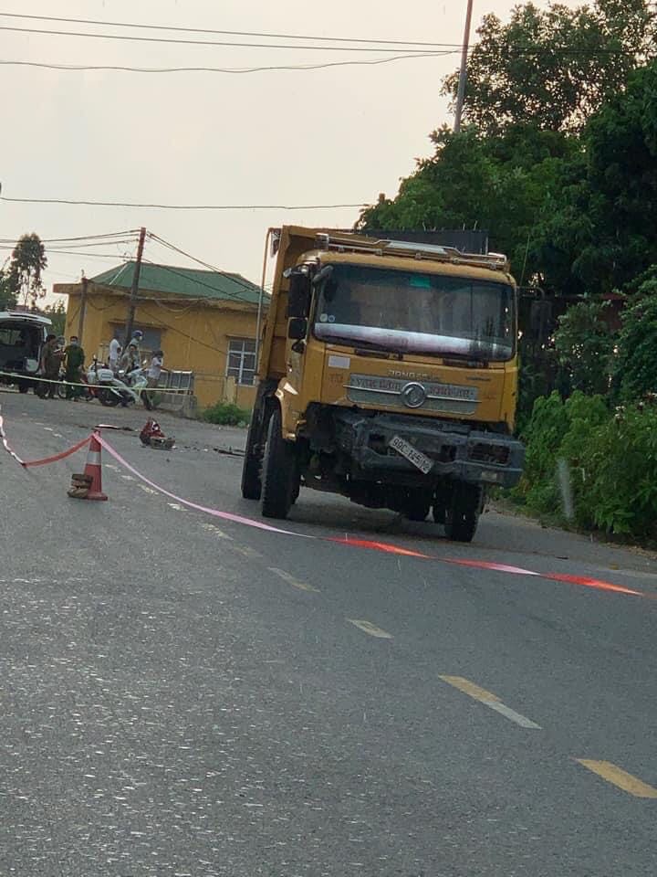 Chiếc xe tải trong vụ tai nạn