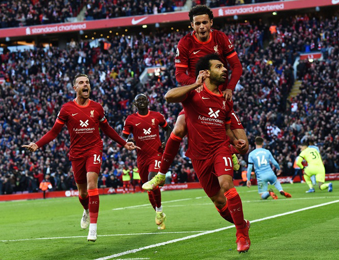 Salah có bàn thắng đáng nhớ vào lưới Man City