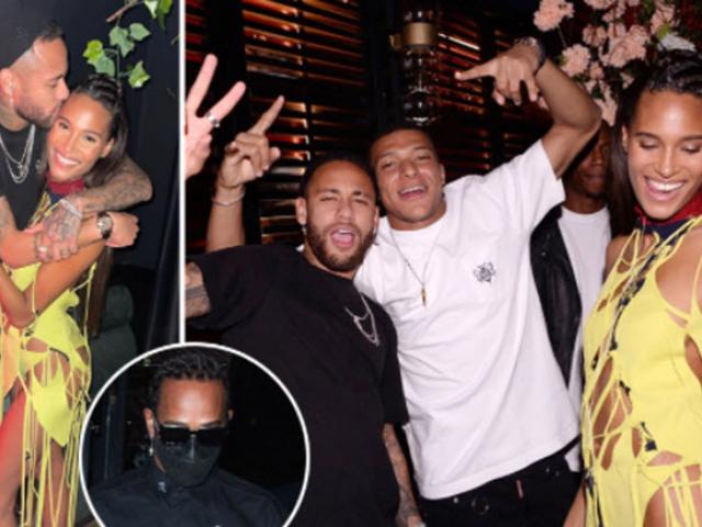 Bóng đá - "Hết hồn" chân dài mặc hở hang, "quẩy tới bến" cùng Neymar, Mbappe, Hamilton