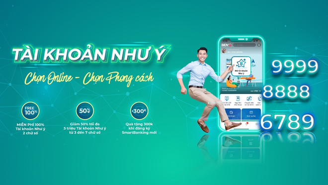 Mở tài khoản số đẹp "Như ý" tại nhà chỉ với 0 đồng - 2