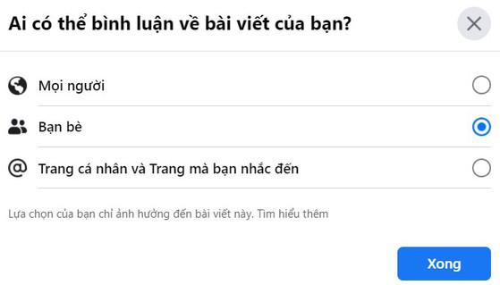 2 cách tắt bình luận trên Facebook - 4