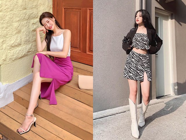 Thời trang - Cô nàng nào cũng nên có một chiếc chân váy xẻ vạt gợi cảm