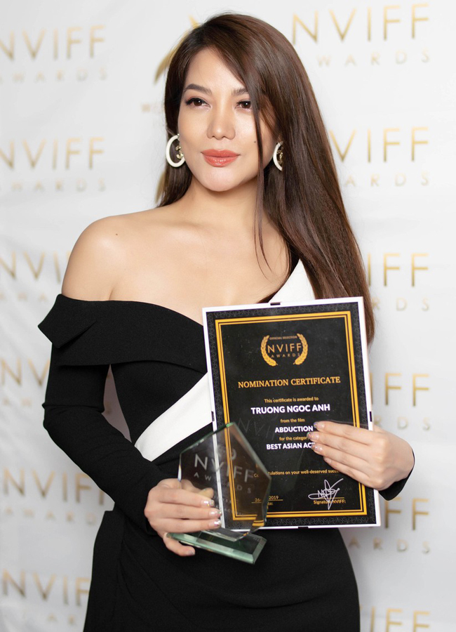 Ngoài việc phát triển ở trong nước, Trương Ngọc Ánh còn được vinh danh trong hạng mục “Best Asian Actress - Nữ diễn viên châu Á xuất sắc nhất” tại lễ trao giải Liên hoan phim quốc tế “New Vision International Film Festival - NVIFF 2019”.
