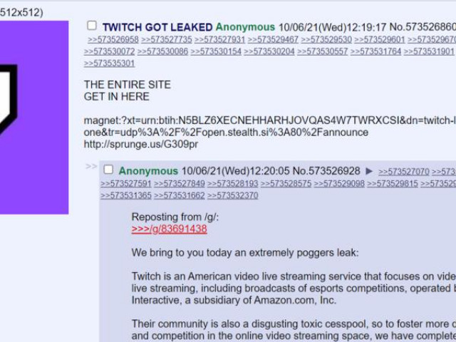 Công nghệ thông tin - Twitch bị tấn công, tiết lộ khoản lương trả cho streamer