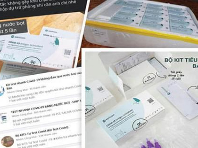 Tin tức trong ngày - Tràn lan kit test Covid-19 bằng nước bọt