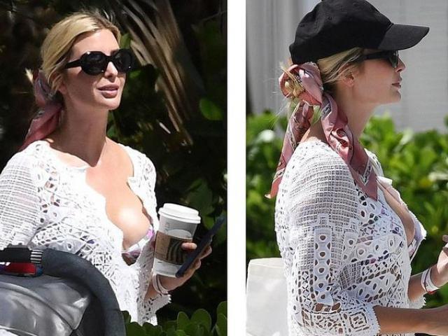 Thời trang - Ái nữ xinh đẹp của cựu tổng thống Trump hút sự chú ý với áo cover up