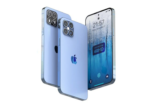 Thiết kế iPhone 15 Pro bao gồm một cạnh phẳng bóng bẩy và phần notch cuối cùng đã biến mất. Màn hình có tấm chắn gốm để bảo vệ, trong khi ở mặt sau là một thiết kế 4 camera mới với đèn flash ở giữa. Cụm ống kính máy ảnh cũng đảm nhận vai trò như là màn hình nhỏ làm việc tương tự như cơ chế điện sắc trên các mẫu OnePlus Concept.