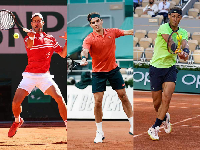 Djokovic, Federer nhỉnh hơn Nadal về các thông số khác nhau