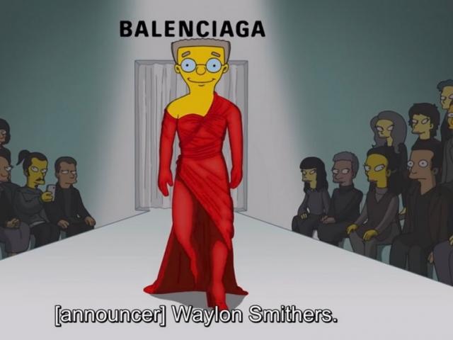 Thời trang - Balenciaga khiến khán giả tròn mắt khi đem gia đình Simpson lên sàn diễn