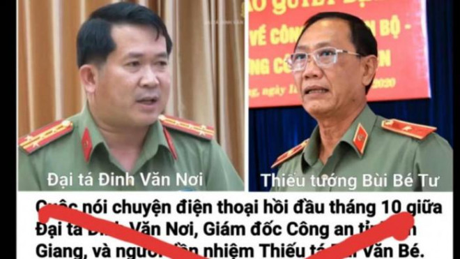 Theo Công an tỉnh An Giang, một số kênh, trang mạng xã hội còn cố tình phát tán clip cắt ghép hình ảnh và nội dung bình luận vụ việc sai sự thật để tiếp tay cho kẻ phản động.