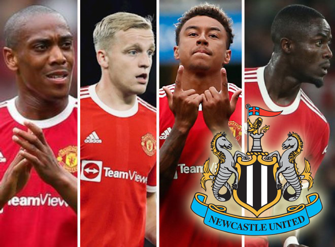 Newcastle muốn "giải cứu" Martial, Van De Beek, Lingard và Bailly khỏi MU