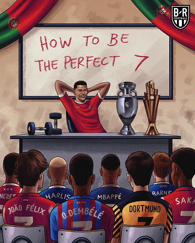 Ronaldo mở lớp dạy làm thế nào để trở thanh số 7 hoàn hảo.