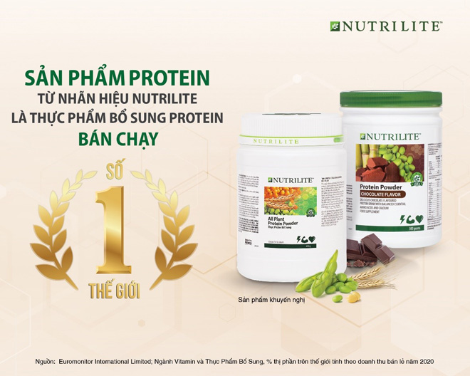 Dòng sản phẩm Nutrilite Protein đạt danh hiệu bán chạy số 1 thế giới - 1