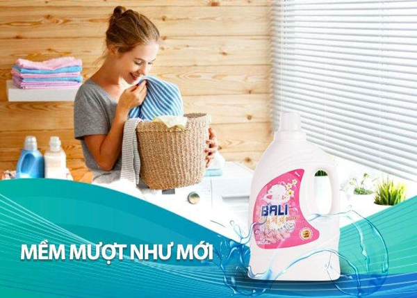 Công nghệ ưu việt của nước giặt Bali giúp cho sợi vải mềm, mượt, lưu giữ hương thơm tốt