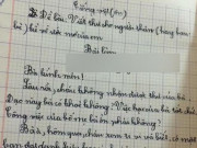 Giáo dục - du học - Bài văn viết thư gửi bà của học sinh tiểu học gây sốt: Viết nắn nót chỉn chu mà càng đọc lại &quot;thấy sai sai&quot;