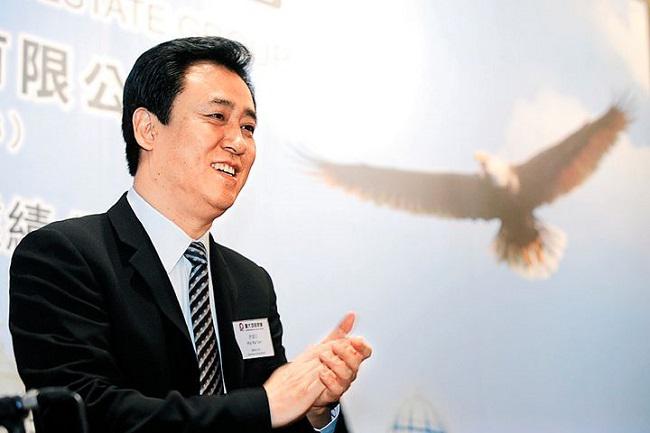 Ông Hứa Gia Ấn, Chủ tịch&nbsp;China Evergrande Group. Ảnh: Baidu
