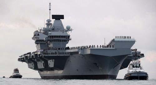 Bộ Quốc phòng Anh cho biết: "Nhóm tác
chiến tàu sân bay Queen Elizabet là lực lượng hải quân lớn và mạnh
nhất do một nước châu Âu chỉ huy trong gần 20 năm qua".