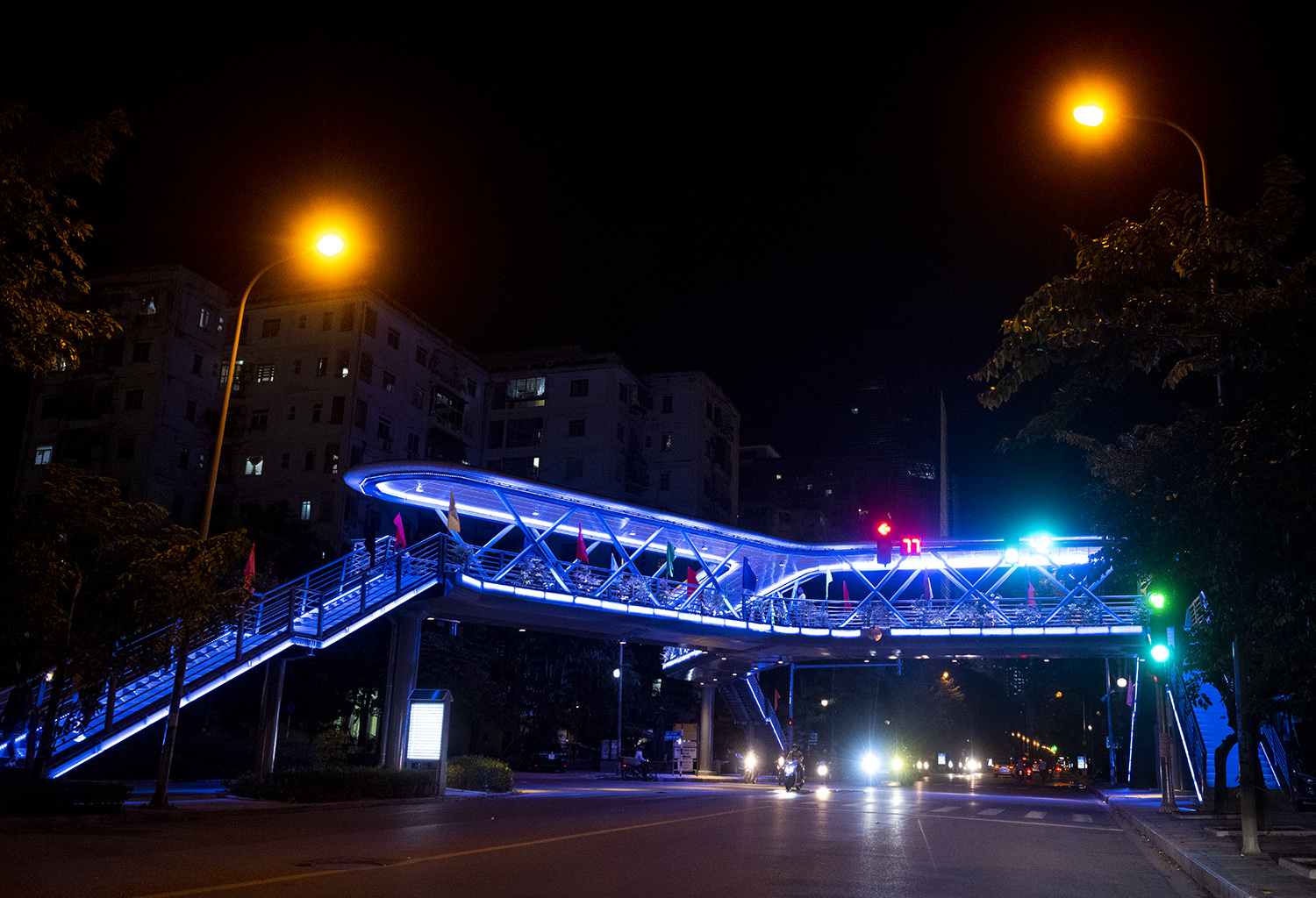 Cầu vượt hình chư Y là chiếc cầu vượt dành riêng cho người đi bộ có hình chữ Y lần đầu tiên xây dựng ở Hà Nội, được xây dựng tại nút giao thông ngã ba đường Hoàng Minh Giám - Nguyễn Thị Thập (Thanh Xuân, Hà Nội).
