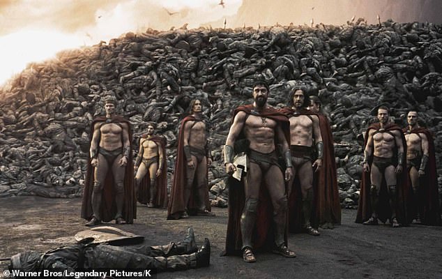 Hình ảnh các chiến binh Sparta trong phim có thể khác xa&nbsp;thực tế.