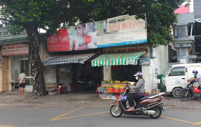 Nơi xảy ra vụ việc là tiệm bán trái cây trên đường Tân Kỳ Tân Quý. Ảnh: NT