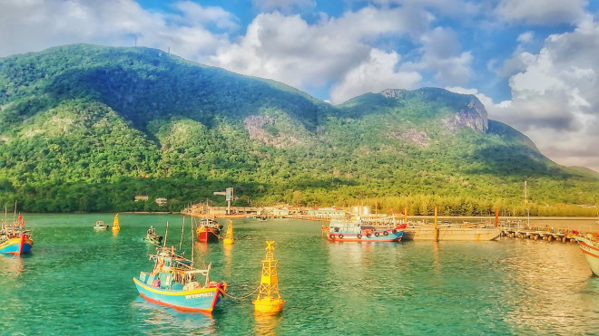 Khu Bến Đầm, huyện Côn Đảo, nơi bà Ngọc Bích trúng đấu giá khu đất hơn 9.994 m2.