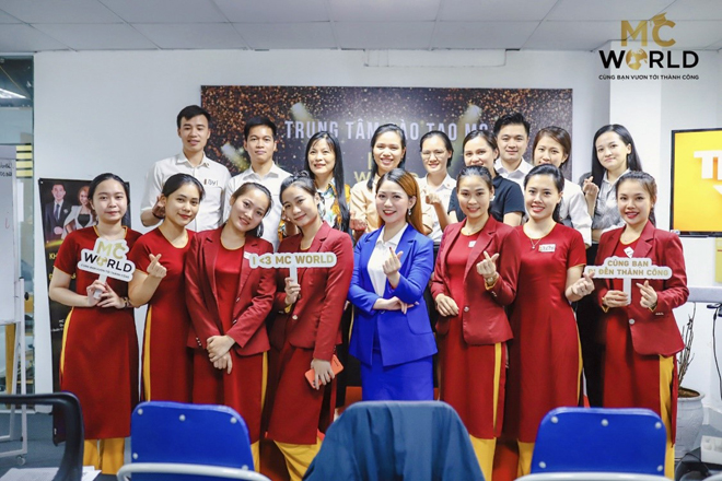 Một lớp đào tạo của Hà Thu