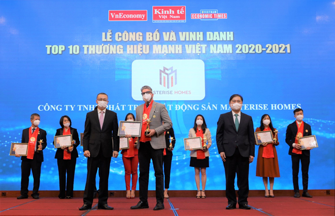 Masterise Homes được vinh danh Top 10 Thương hiệu mạnh Việt Nam 2021 - 1