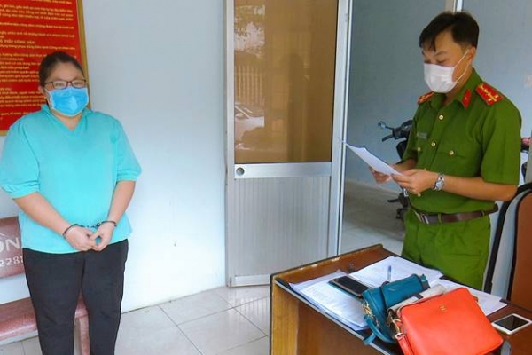 Nguyễn Phương Thanh tại thời điểm bị khởi tố, bắt tạm giam.