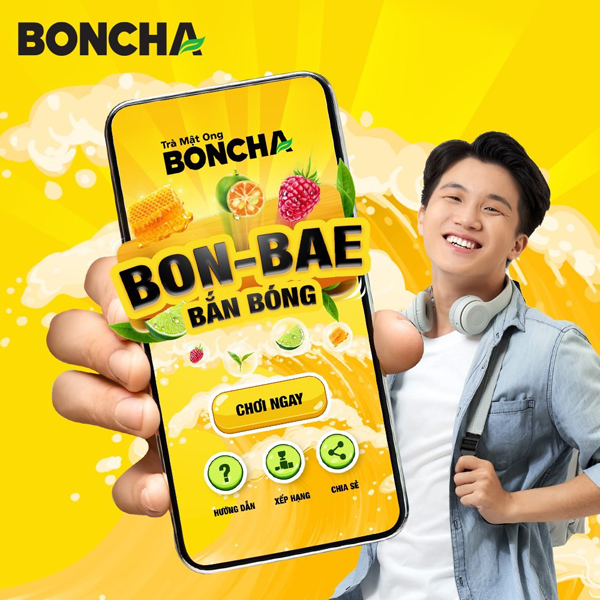 BONCHA vừa ra mắt minigame BON-BAE đã “tạo sóng” trên mạng xã hội.