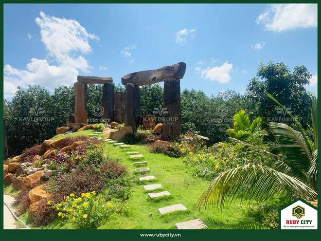 Hình thực tế cổng trời tại dự án Ruby City