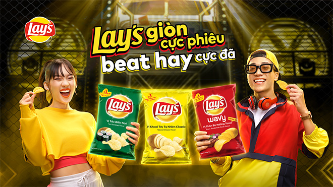 Snack Khoai Tây Lay's chính thức trở thành nhà đồng tài trợ Rap Việt mùa 02 - 2