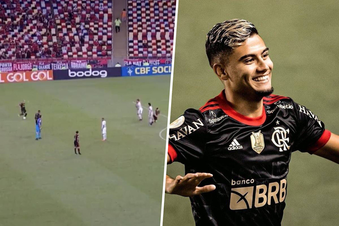 Andreas Pereira lập siêu phẩm để đời trong màu áo&nbsp;Flamengo