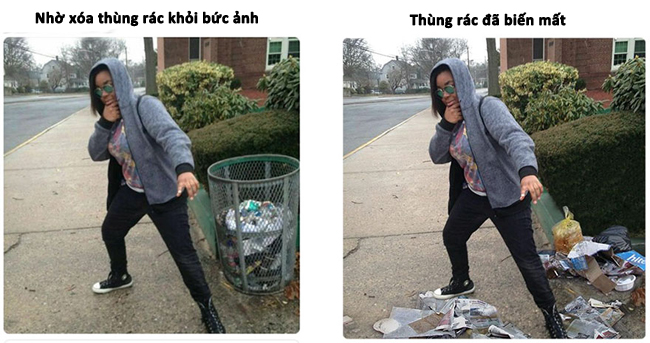Nhớ xóa thùng rác chứ có nhờ xóa rác đâu.
