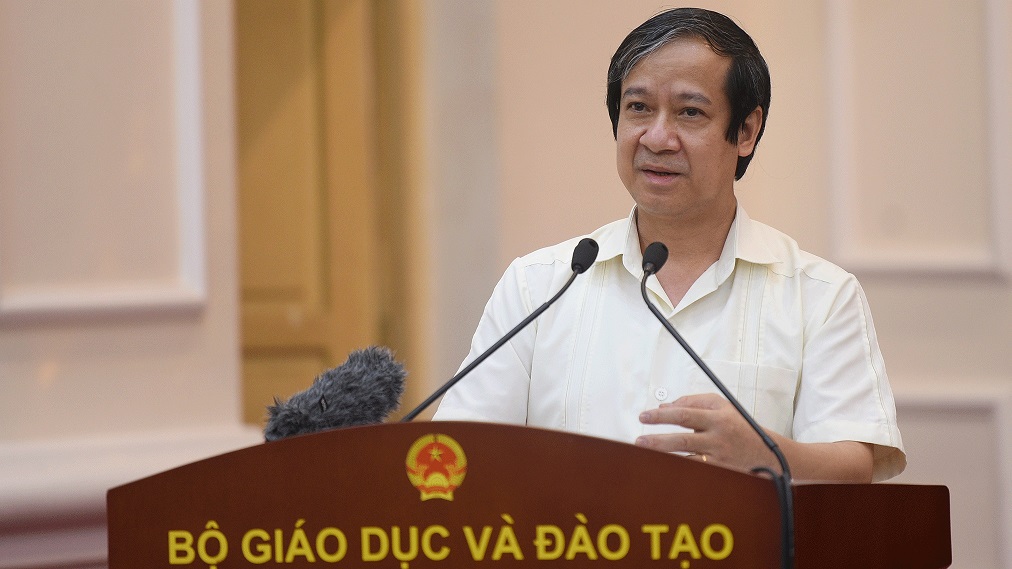 Bộ trưởng Bộ GD&amp;ĐT Nguyễn Kim Sơn. Ảnh: Bộ GD&amp;ĐT