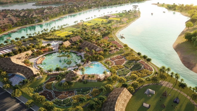 Hoian d’Or dành tới 5ha diện tích cho không gian sinh thái và nông nghiệp với mô hình “đảo trong lòng đảo”