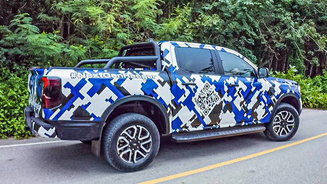 Ford Ranger thế hệ mới lộ thêm ảnh cản trước cực ngầu  - 4