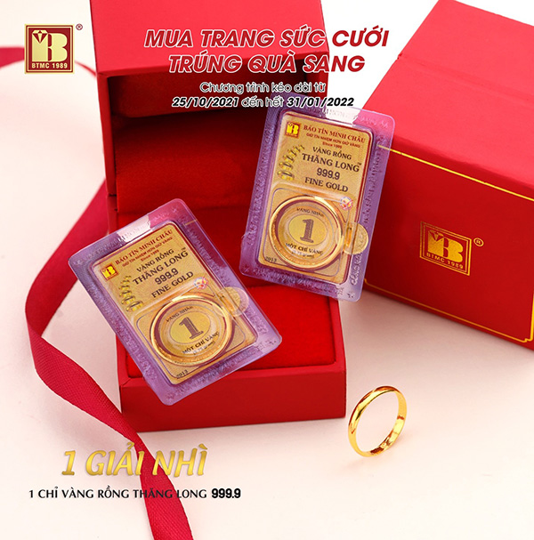 Mua trang sức cưới trúng quà sang tại Bảo Tín Minh Châu - 4