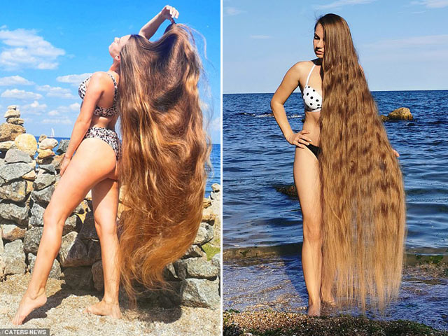 Bạn trẻ - Cuộc sống - Cô gái nổi tiếng với mái tóc dài như nàng công chúa trong cổ tích